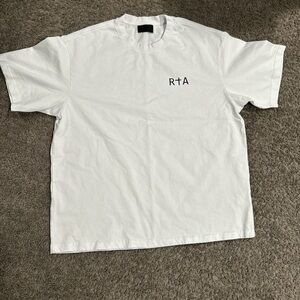 RtA Classic White Short Sleeve Tee
